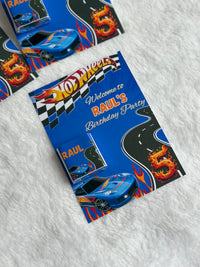 Hot Wheels Birthday Chocolate Card — Die-Cast Car Favour Gift — Chocoodad Baku