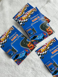 Hot Wheels Birthday Chocolate Card — Die-Cast Car Favour Gift — Chocoodad Baku