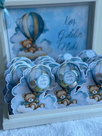 Cute teddy bear girl for welcome baby girl chocolate — Chocoodad Baku