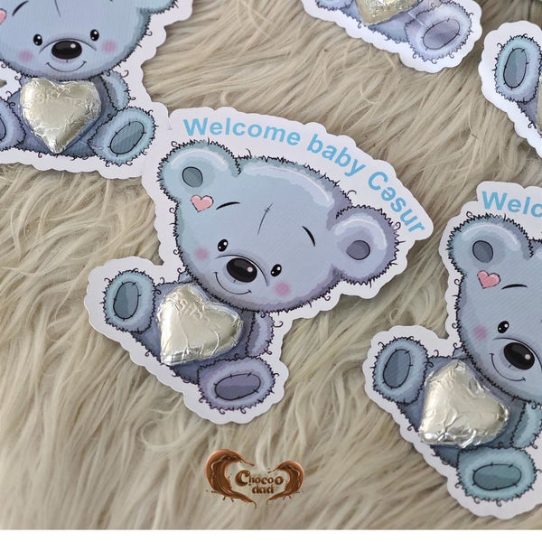🦘 Koala Design Welcome Baby Chocolate Cards
