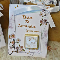 Love is Sweet - Wedding and Marriage Day Chocolate Cards
