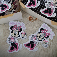 Make your birthday party magical with Minnie Mouse-designed chocolate cards, perfect as party favors and decorations