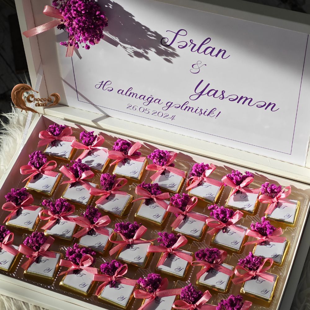 Mark the joyous occasion of your "Yes Day" or Parent Blessing Day with this elegantly crafted chocolate box! Perfect for expressing gratitude and love to your family and guests.