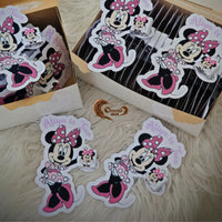 🎉 Minnie Mouse Themed Party Chocolate Cards for Birthday Decorations
