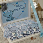 Perfect for baby showers or gifting to loved ones, this set combines premium chocolates with a charming, custom-made design. Personalization options for the baby’s name and special messages make it even more unique. A delightful way to celebrate your baby’s arrival
