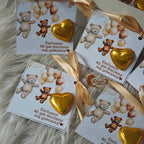 These thoughtful chocolate favors are a memorable way to thank your guests and make Emilya’s special day even more delightful! 🎉