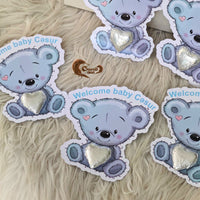 WelcomeBaby #KoalaDesign #BabyShowerFavors #PremiumChocolate