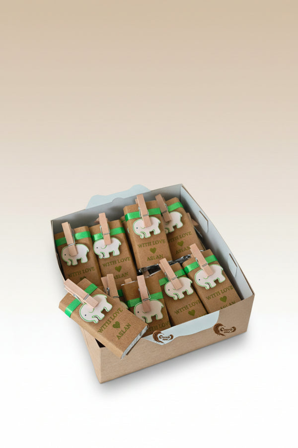 Welcome Baby Elephant Chocolate Favors – Perfect for Hospital Discharge Celebrations