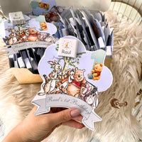 Celebrate your child’s 1st birthday with adorable Winnie the Pooh-themed chocolate cards! 🐻🍫 Crafted with special designs and unique cuts, these delicious chocolates are perfect for sharing with guests at the party. 🎉✨ A sweet and memorable way to make your little one’s special day even more magical! 🌟