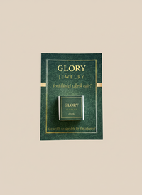 Luxury Brand Corporate Chocolate Card — Dark Green Gold Logo Gift — Chocoodad Baku