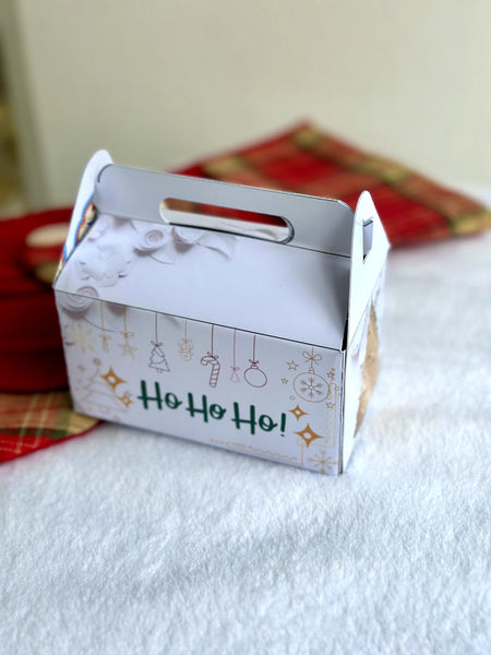 Ho Ho Ho yeni il paylamalıq qutusu – tutacaqlı ev qutu