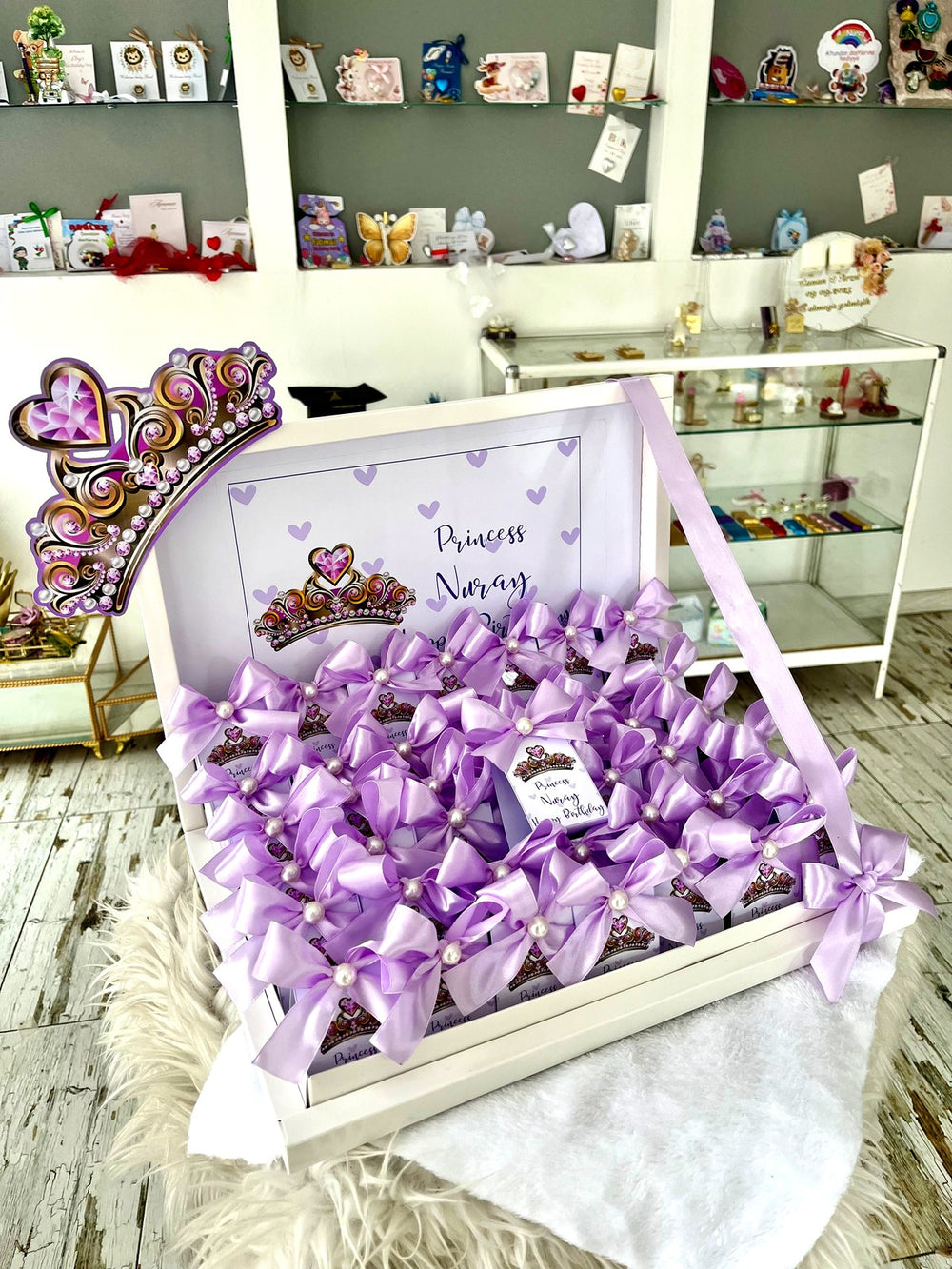 Princess Crown Birthday 30 Chocolate in Box — Chocodad Baku