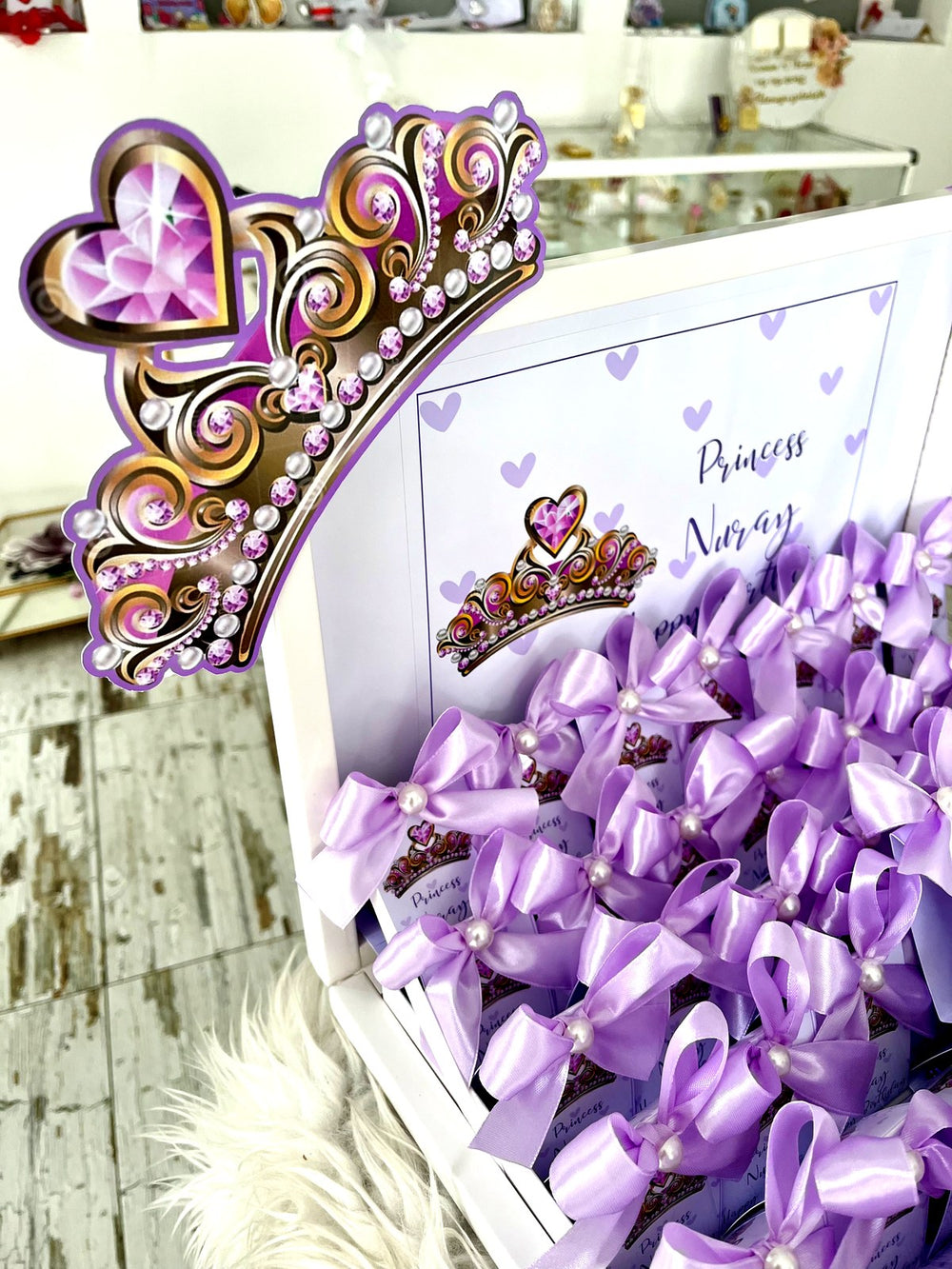 Princess Crown Birthday 30 Chocolate in Box — Chocodad Baku