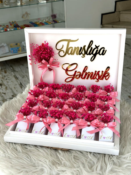 Həri Günü şokolad kompozisiyası – 24 ədəd şokolad və qutu birgə