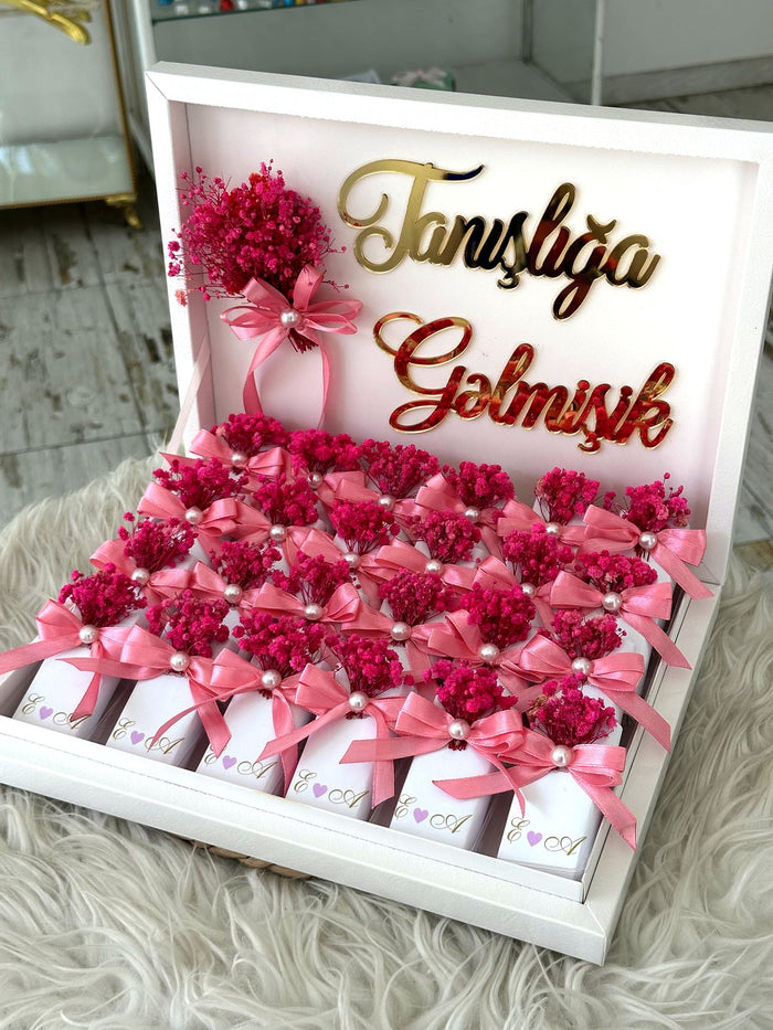 Həri Günü şokolad kompozisiyası – 24 ədəd şokolad və qutu birgə