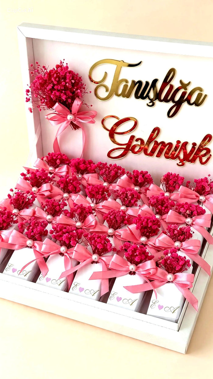 Həri Günü şokolad kompozisiyası – 24 ədəd şokolad və qutu birgə