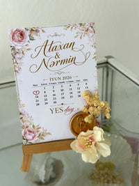 Yes Day Calendar Table Card — Chocodad Baku
