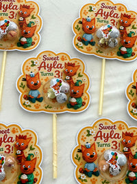 Kid-E-Cats Candy Dome Sticks with Chocolate Eggs — Chocodad Baku