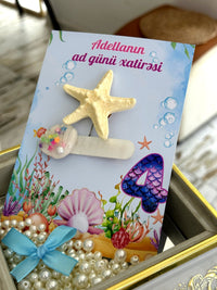 Under the Sea and Race Car Birthday Favor Cards with Starfish Clip or Toy Car — Chocodad Baku