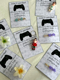 Level Up Gamer Birthday Favor Cards with Kinder Chocolate & Gift — Chocodad Baku