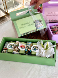 Sage Green Teacher's Day Chocolate Box with Handle — Chocodad Baku