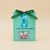 Thank you for coming!" in the cutest way with our doodle dinosaur-themed chocolate cards! 🦕🍫 Perfect for a 1st birthday party, these sweet treats are great for party favors and feature a fun, colorful design that kids and parents will love. 🎉✨ Add a personalized touch to make your little one's big day unforgettable!